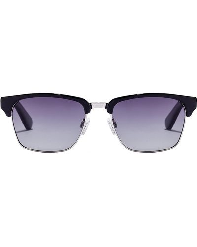 Hawkers Classic Valmont Hcva22bgtp Bgtp Clubmaster Polarized Sunglasses - Black