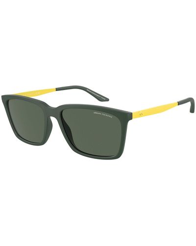 Armani Exchange 57mm Matte Green Sunglasses