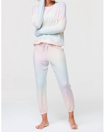 Onzie High Low Sweatpant - White