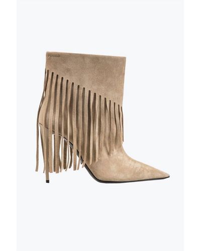 Pinko Olympe Boots - Natural