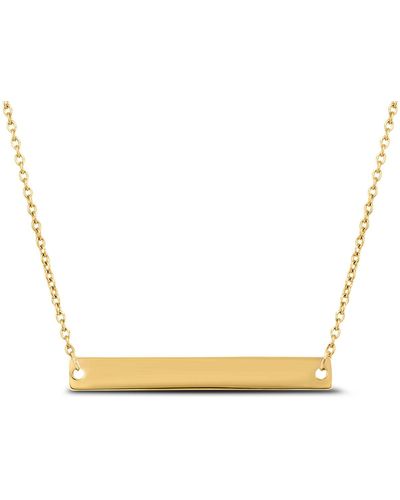 Monary 14k Gold 24mm Bar Necklace - Yellow