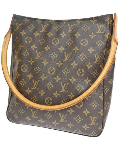 Louis Vuitton Looping Gm Canvas Shoulder Bag (pre-owned) - Gray