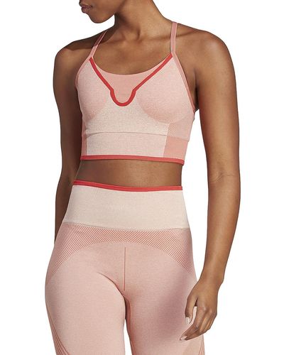 adidas By Stella McCartney Fitness Activewear Sports Bra - Pink
