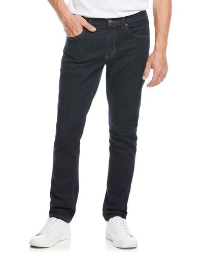 Perry Ellis Denim Mid-rise Slim Jeans - Blue