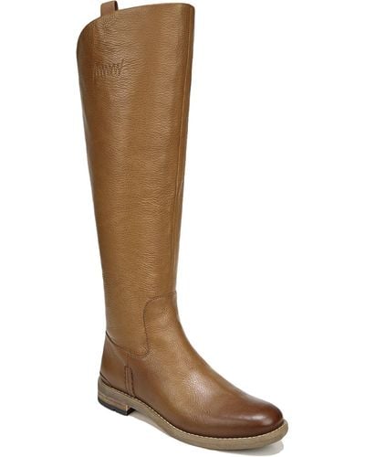 Franco Sarto Meyer Leather Tall Knee-high Boots - Brown
