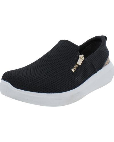 Ryka Ally Slip On Mesh Casual And Fashion Sneakers - Black