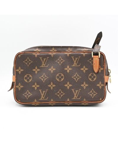 Louis Vuitton Marly Canvas Shoulder Bag (pre-owned) - Brown
