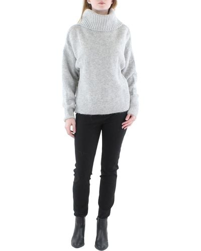 UGG Alpaca/wool Blend Cowl Neck Pullover Sweater - Gray