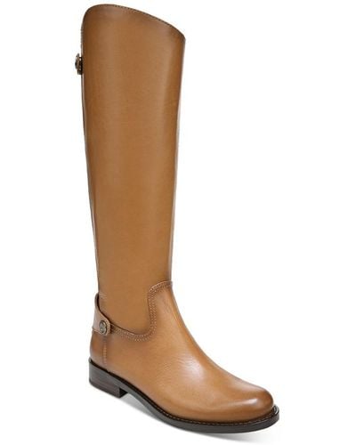 Sam Edelman Mikala Leather Riding Knee-high Boots - Brown