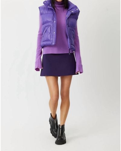 Grey/Ven Montblanc Puffer Vest - Purple