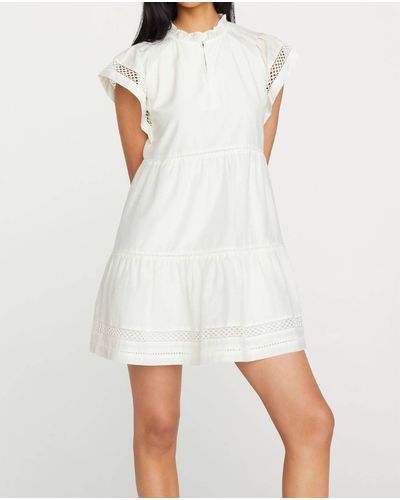 Marie Oliver Day Dress - White
