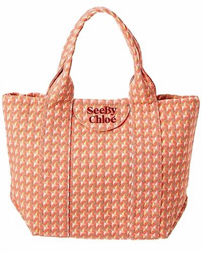See By Chloé Laetizia Small Tote Bag - Red