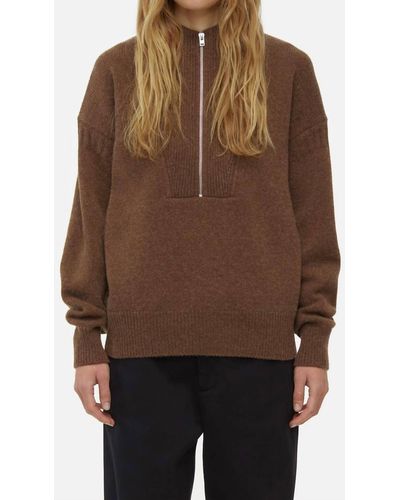 Closed Troyer Wool Sweater - Brown