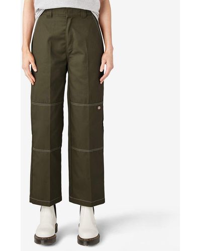 Dickies Relaxed Fit Double Knee Pants - Green