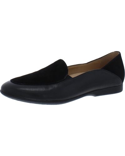 Dansko Leather And Suede Round Toe Mules - Black