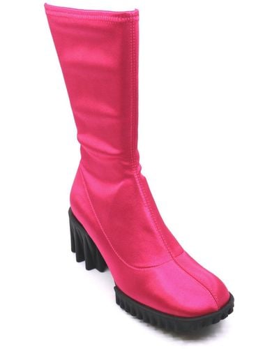 4Ccccees Bloffo Half Boots - Pink