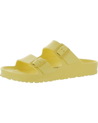 Birkenstock Arizona Eva Slip On Casual Slide Sandals - Yellow