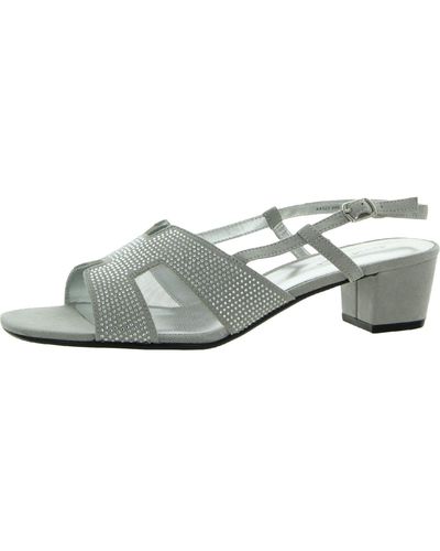 David Tate Amber B Manmade Heels - Gray