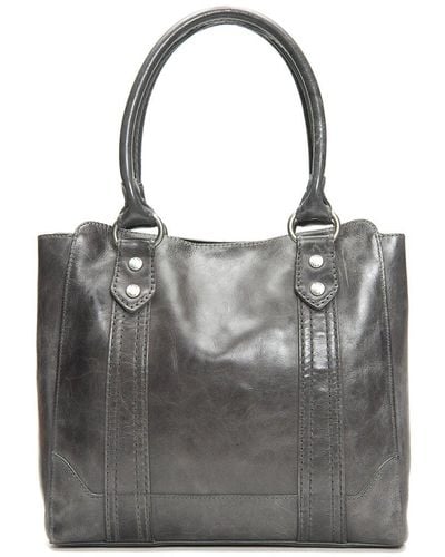 Frye Melissa Leather Tote - Gray