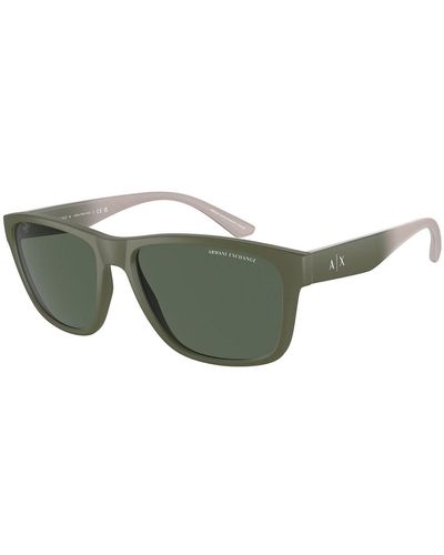 Armani Exchange 59mm Matte Green Sunglasses