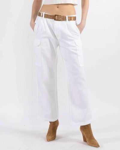 Nili Lotan Yannic Cargo Pants - White