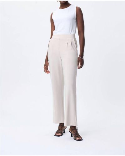 Joseph Ribkoff Wide Leg Pants - White