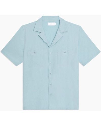 Onia Men Versatility Camp Shirt - Blue