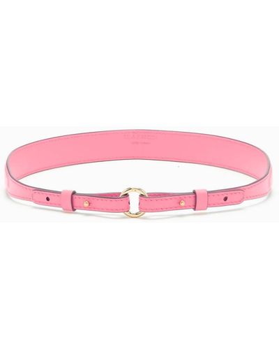 Ulla Johnson Esme Skinny Belt In Rosebloom - Pink