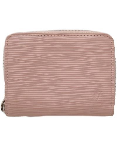Louis Vuitton Porte Monnaie Zippy Leather Wallet (pre-owned) - Pink