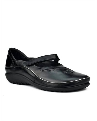 Naot Matai Mary Jane Shoes - Black