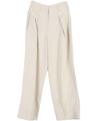Brunello Cucinelli Wide Leg Pants - White