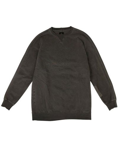 Maharishi Organic Cotton Boro Crew Sweater - Gray