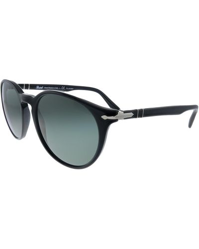 Persol Po 3152s 901458 52mm Round Sunglasses - Black
