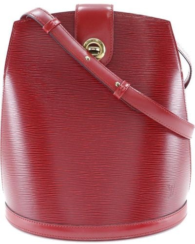 Louis Vuitton Cluny Leather Shoulder Bag (pre-owned) - Red