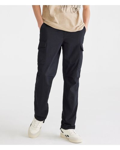 Aéropostale Relaxed Cargo Pants - Blue