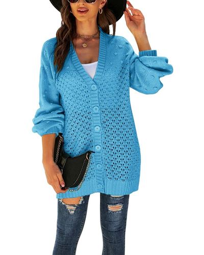 Caifeng Cardigan - Blue
