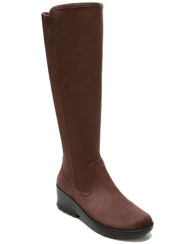 Bzees Brandy Tall Pull On Knee-high Boots - Brown