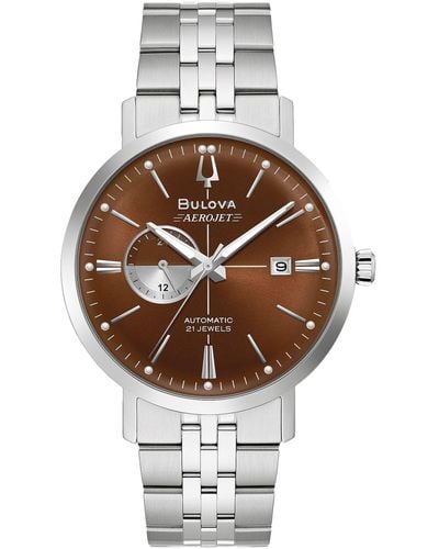 Bulova Aerojet Brown Dial Watch - Metallic