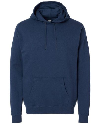 Hanes Perfect Fleece Hooded Sweatshirt - Blue