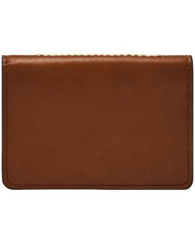 Fossil Westover Snap Bifold - Brown