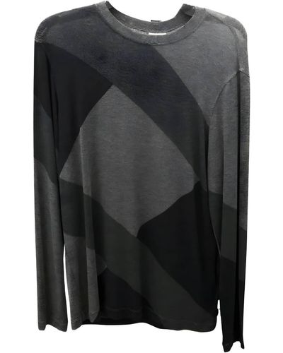Armani Geometric Sweater - Black
