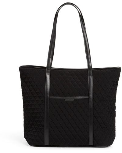 Vera Bradley Factory Style Trimmed Vera Bag - Black