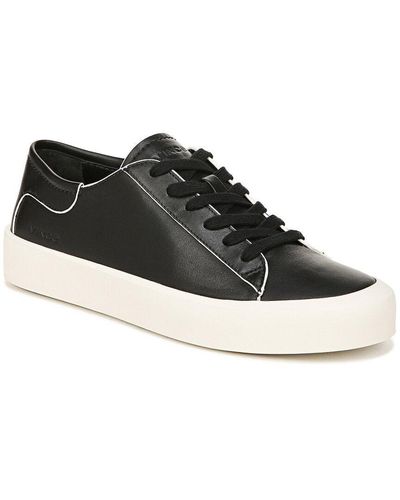 Vince Gabi-2 Leather Sneaker - Black