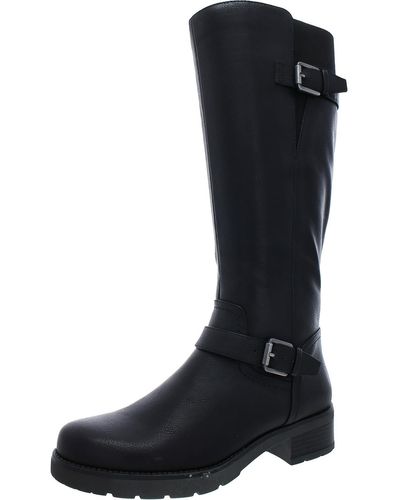 SOUL Naturalizer Faux Leather Tall Knee-high Boots - Black