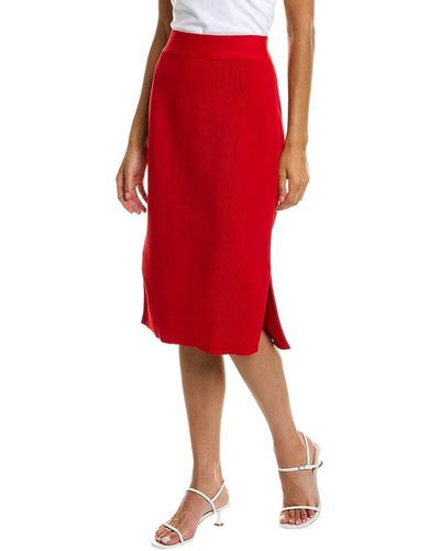 Gracia Bandage Pencil Skirt - Red