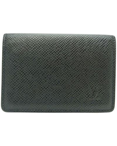 Louis Vuitton Organizer De Poche Black Leather Wallet (Pre-Owned)