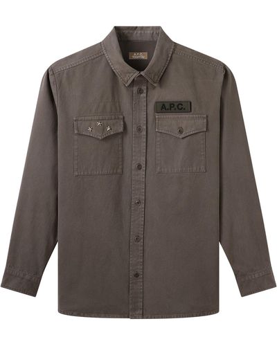 A.P.C. Mainline Overshirt (unisex) - Gray