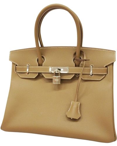 Hermès Birkin Leather Handbag (pre-owned) - Metallic