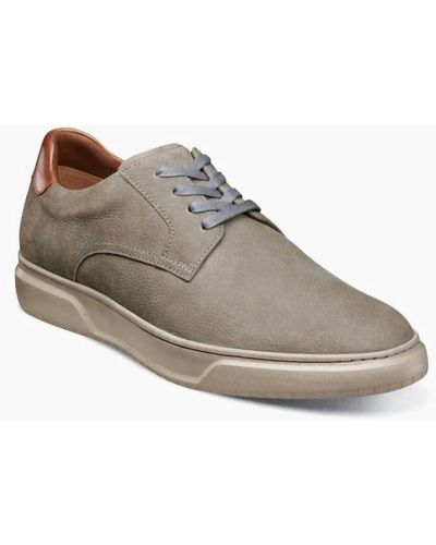 Florsheim Premier Plain Toe Lace Up Sneaker - Gray
