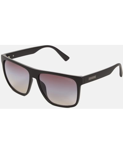 Guess Factory Oversized Square Sunglasses - Purple